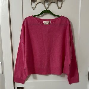 Anthropologie CASHMERE Pink Sweater